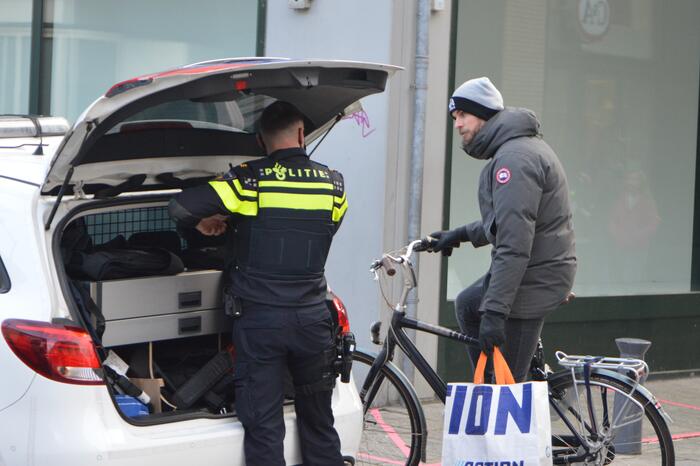 Overval op Vodafone winkel