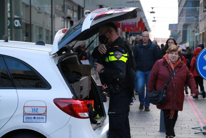 Overval op Vodafone winkel
