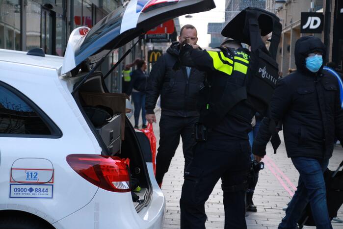 Overval op Vodafone winkel