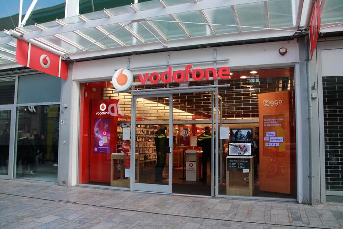 Overval op Vodafone winkel