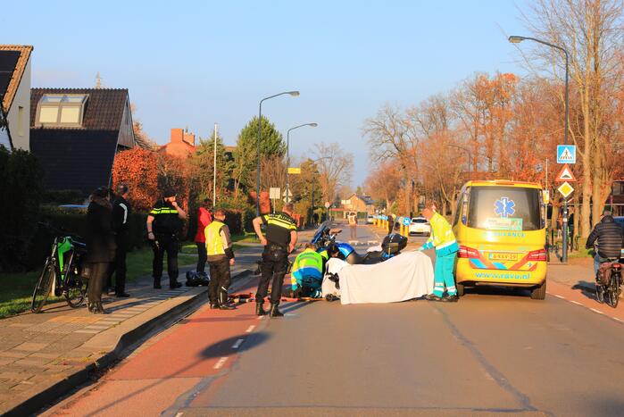 Motorrijder gewond bij valpartij