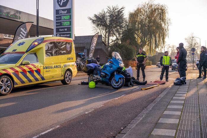 Motorrijder gewond bij valpartij