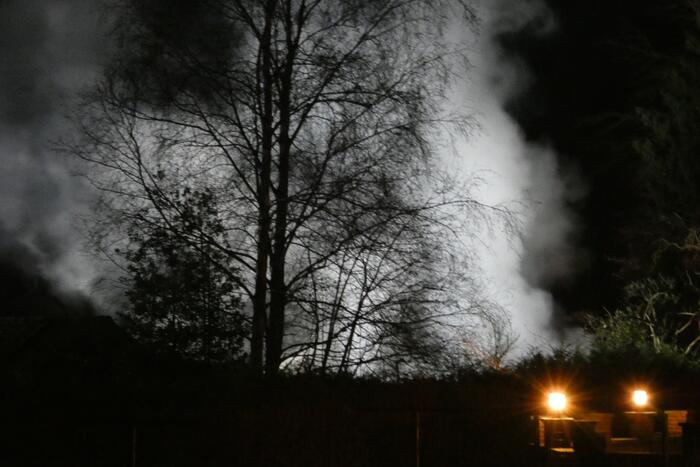 Asbest vrijgekomen bij brand in schuur