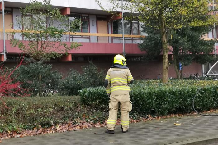 Brand in woning De Brugge-flat