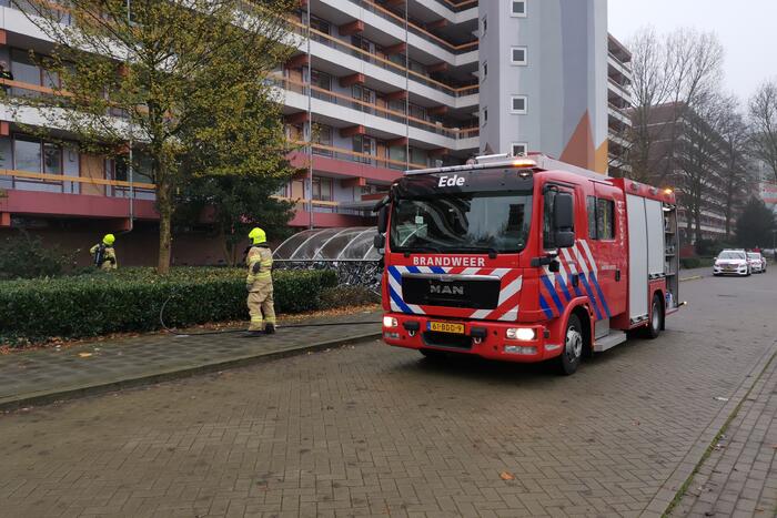 Brand in woning De Brugge-flat