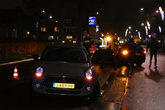 Voertuigen met elkaar in botsing