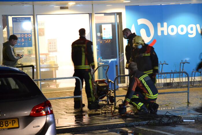 Brand in supermarkt blijkt mistgenerator