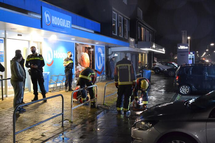 Brand in supermarkt blijkt mistgenerator