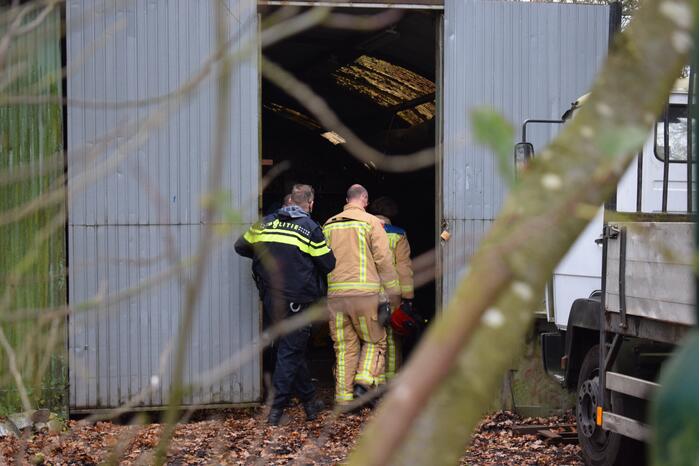 Politie vindt ondergrondse container met hennepkwekerij