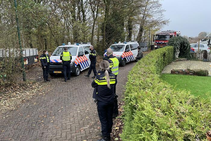 Politie vindt ondergrondse container met hennepkwekerij
