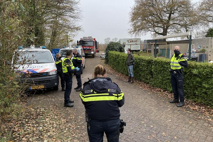 Politie vindt ondergrondse container met hennepkwekerij