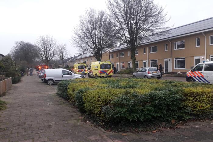 Meerdere personen ademen rook in bij brand