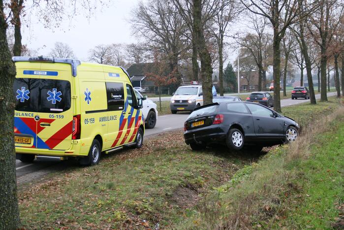 Ravage na botsing tussen twee voertuigen