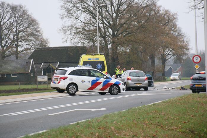 Ravage na botsing tussen twee voertuigen
