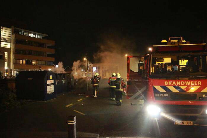 Opnieuw containerbrand in korte tijd