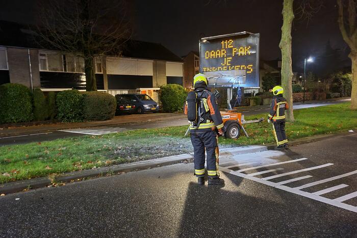 Tekstkar beschadigd naar harde knal