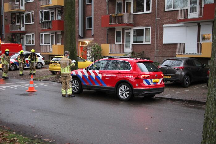 Onderzoek naar vreemde lucht in flatgebouw