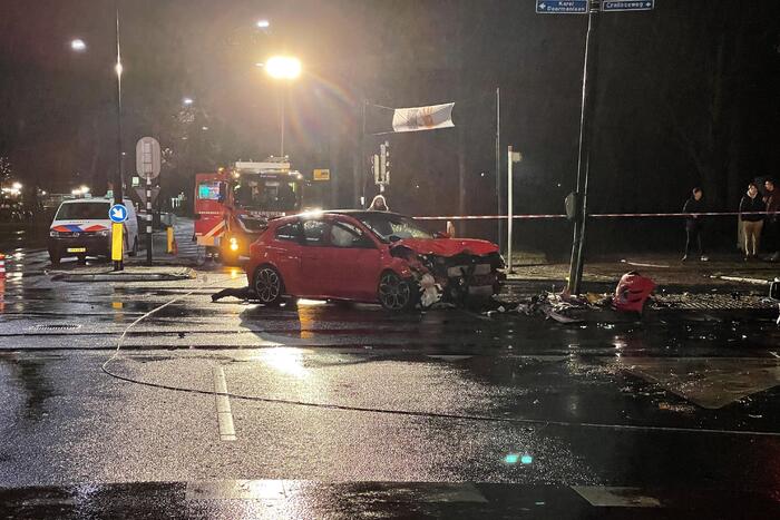 Fikse schade bij botsing tussen twee wagens