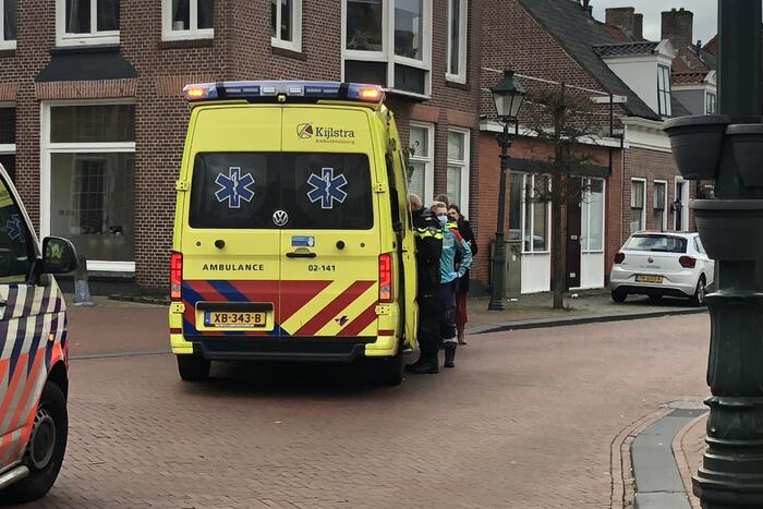 Fietsster raakt gewond bij botsing met auto