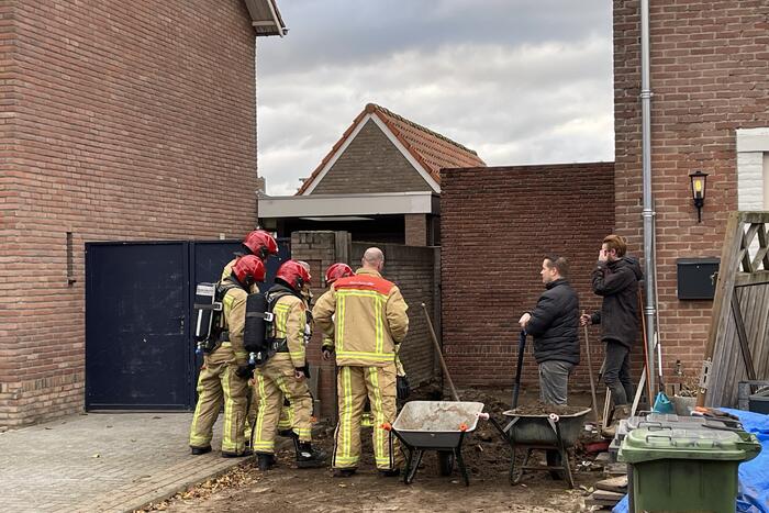 Gaslekkage ontstaan door graafwerkzaamheden