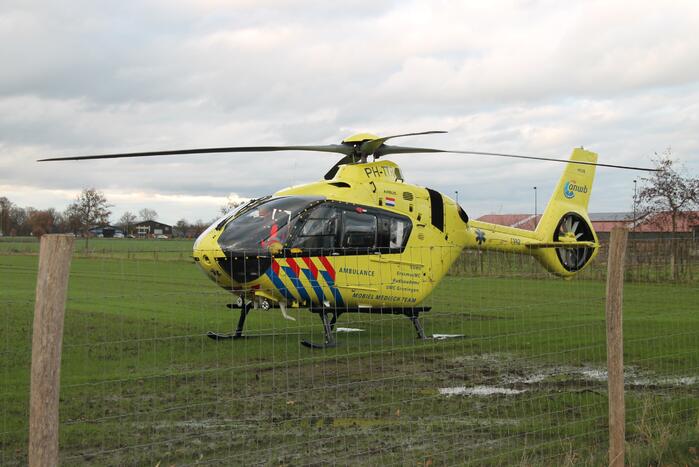 Veel hulpdiensten ingezet voor incident in schuur