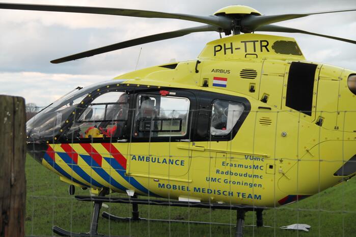 Veel hulpdiensten ingezet voor incident in schuur