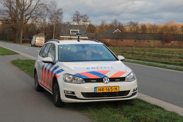 Veel hulpdiensten ingezet voor incident in schuur
