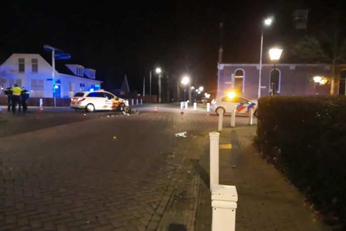 Gewonde na aanrijding tussen scooter en auto