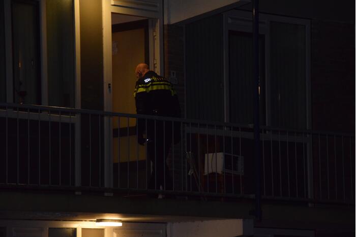 Persoon aangehouden na incident in woning