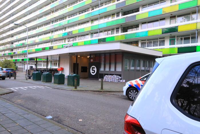 Steekpartij in flatwoning