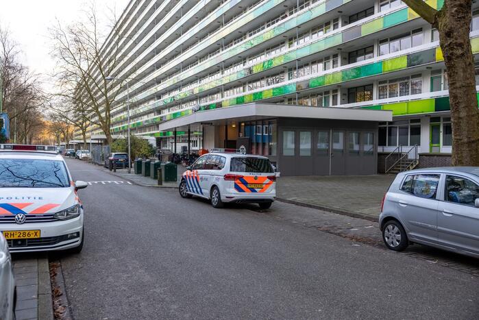 Steekpartij in flatwoning