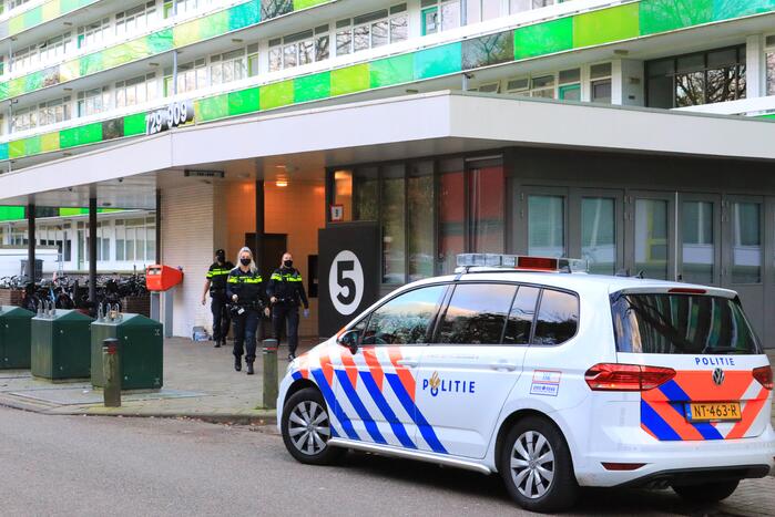 Steekpartij in flatwoning