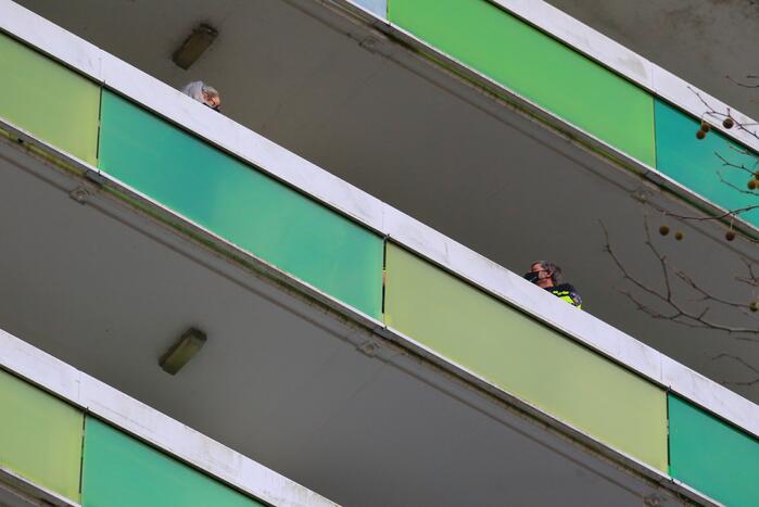 Steekpartij in flatwoning