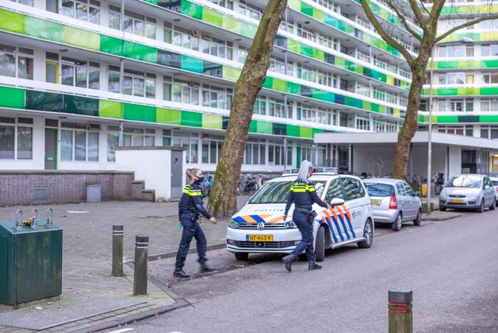 Steekpartij in flatwoning