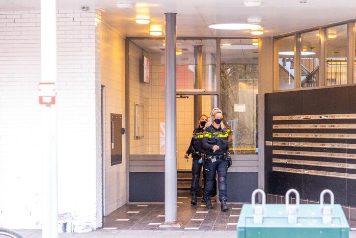 Steekpartij in flatwoning