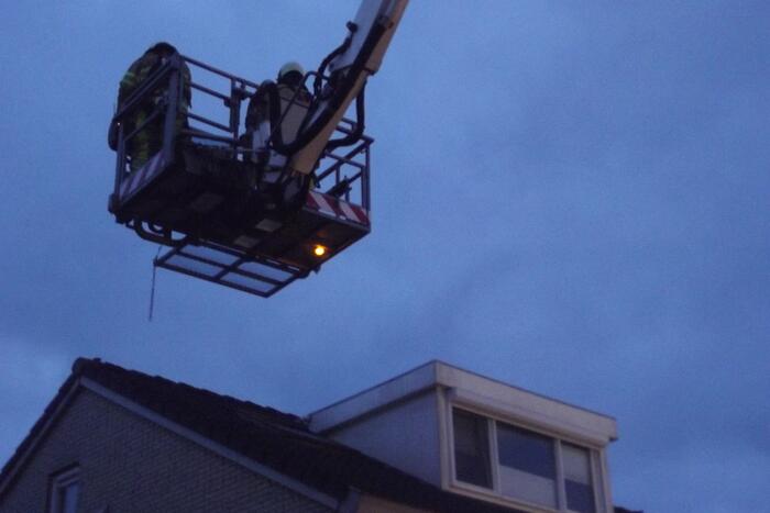 Damp zorgt voor melding woningbrand