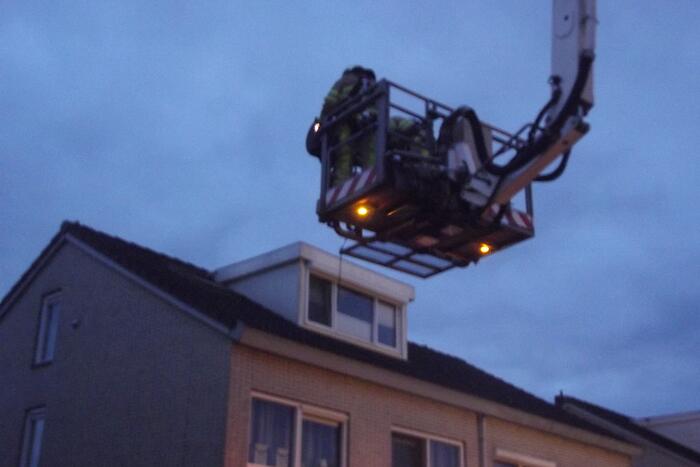 Damp zorgt voor melding woningbrand