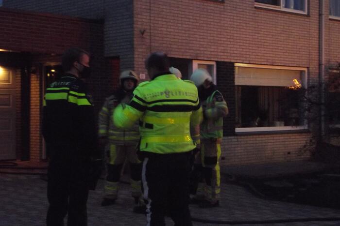 Damp zorgt voor melding woningbrand