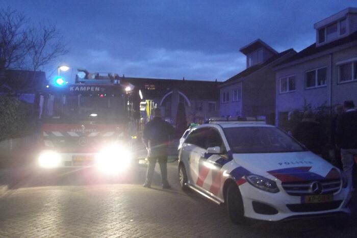 Damp zorgt voor melding woningbrand