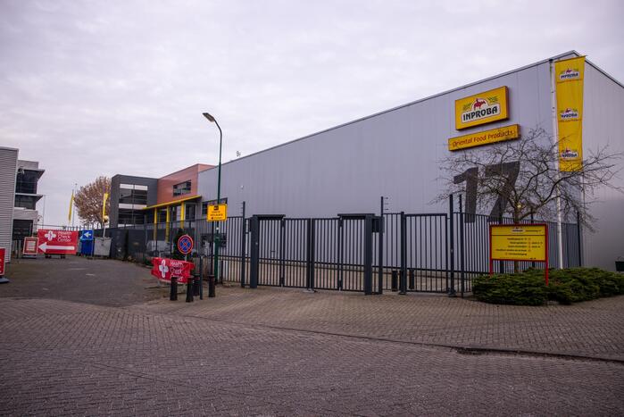Voedselfabrikant Inproba ontruimd door brandmelding