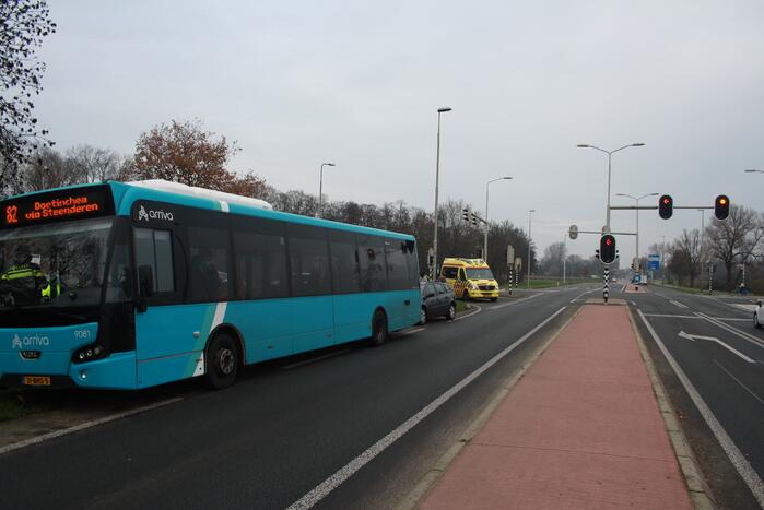 Lijnbus betrokken bij aanrijding