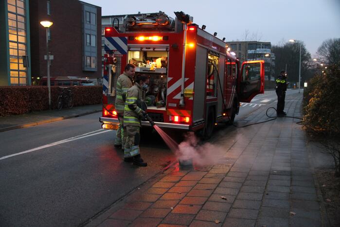 Vlam in de pan zorgt voor fikse rookontwikkeling
