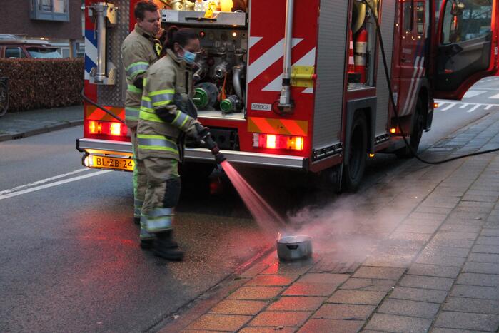 Vlam in de pan zorgt voor fikse rookontwikkeling