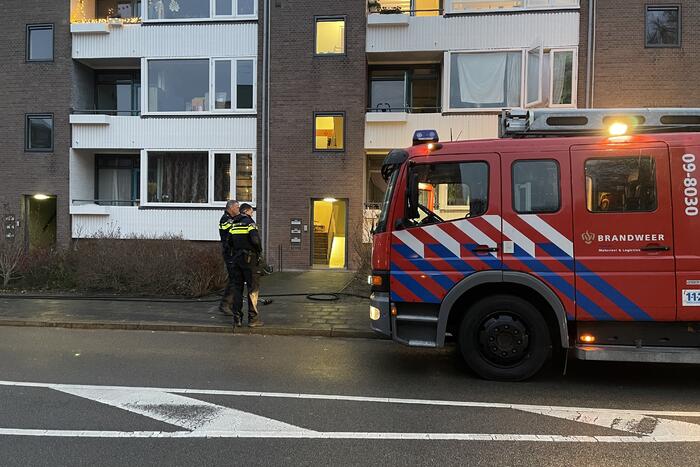 Vlam in de pan zorgt voor fikse rookontwikkeling