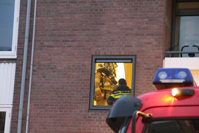 Vlam in de pan zorgt voor fikse rookontwikkeling