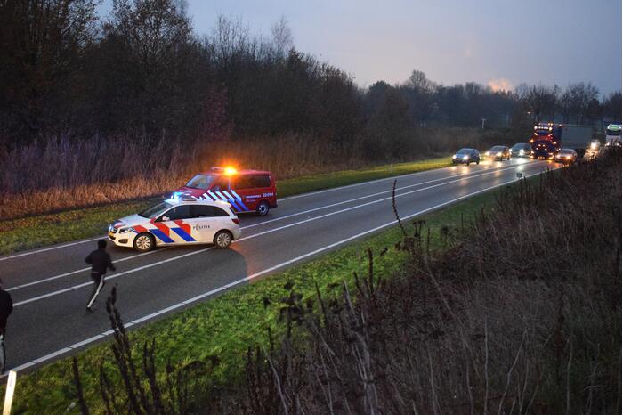 Ravage na botsing tussen twee voertuigen
