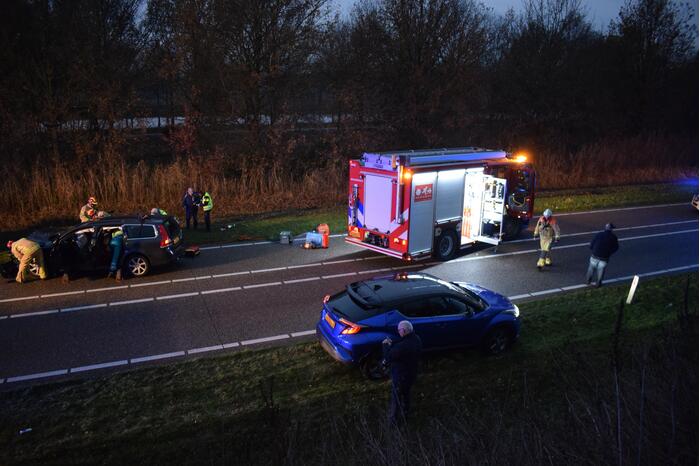 Ravage na botsing tussen twee voertuigen