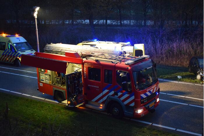 Ravage na botsing tussen twee voertuigen