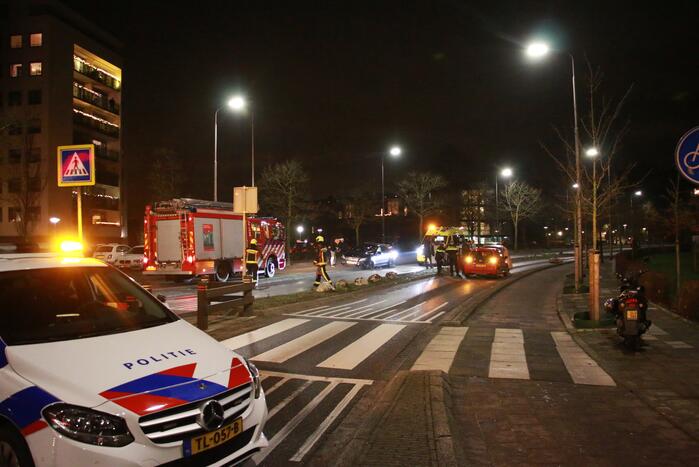 Grote ravage door eenzijdige aanrijding