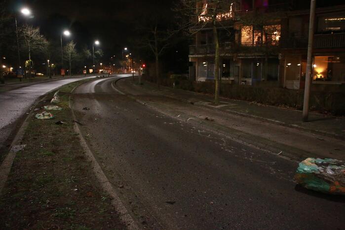 Grote ravage door eenzijdige aanrijding